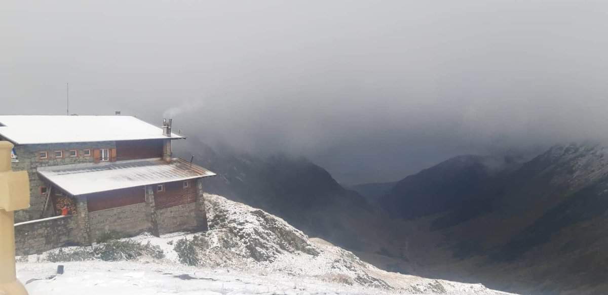 video foto: prima ninsoare din județul sibiu din acest sezon