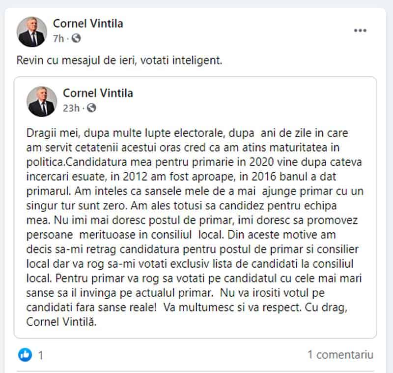 Contul de Facebook al unui candidat sibian spart de șmecheri. Votanții sfătuiți să susțină pe altcineva