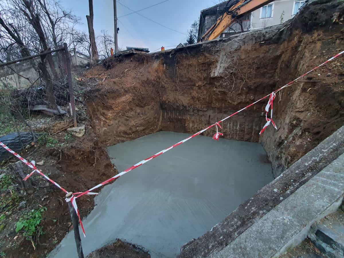 taluzul din cartierul tilișca erodat de ploi, a intrat în reabilitare