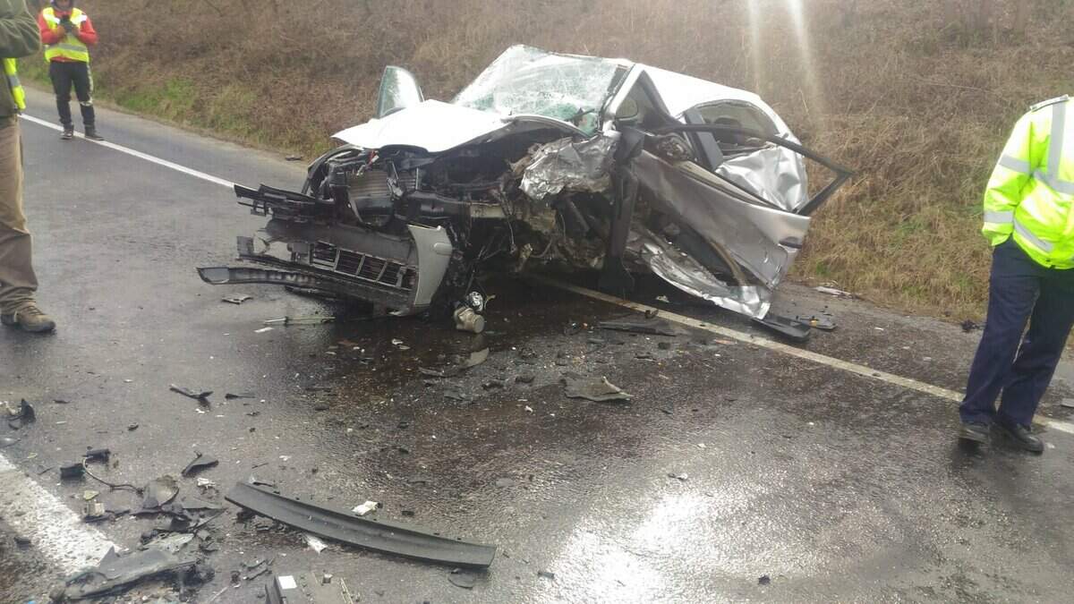 UPDATE VIDEO FOTO Accident pe DN1 la Porumbacu de Jos - Cel puțin trei victime