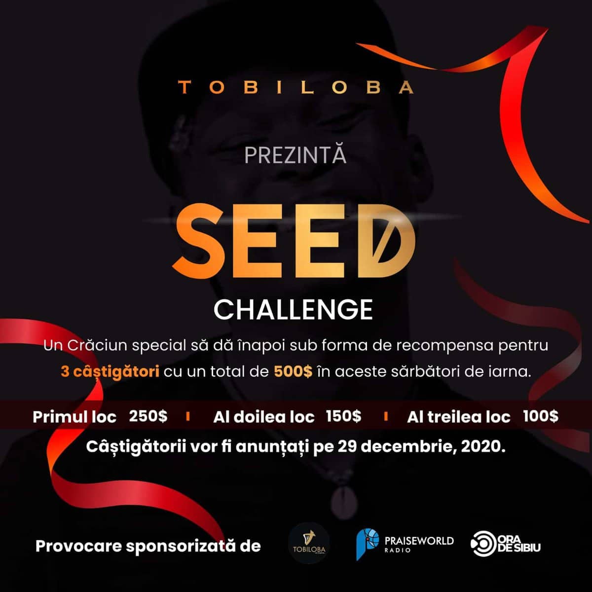 artistul tobiloba lansează concursul „seed challenge” - premii în bani pentru sibienii talentați