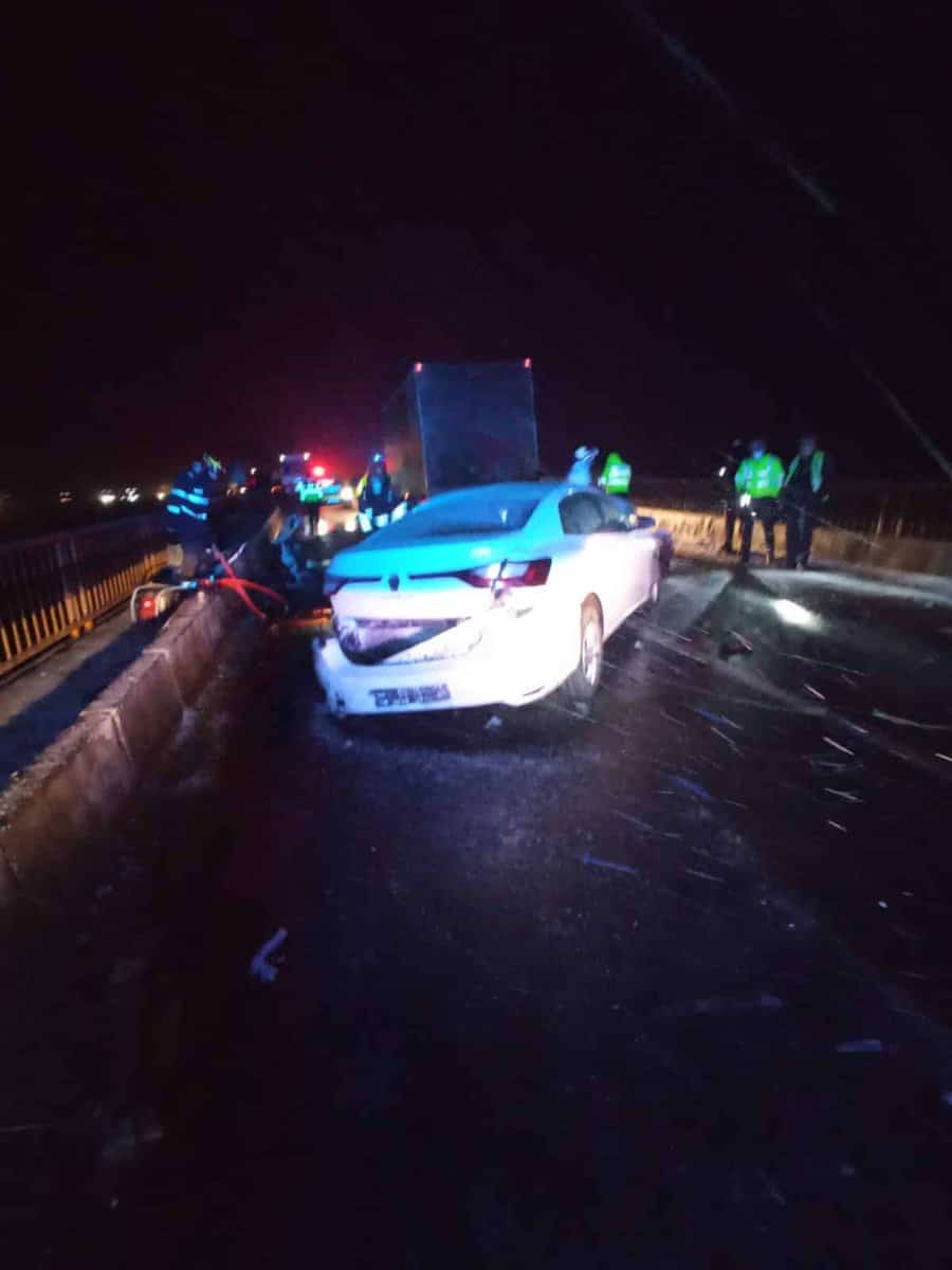 update video foto accident la avrig din cauza depășirii neregulamentare – doi șoferi la spital