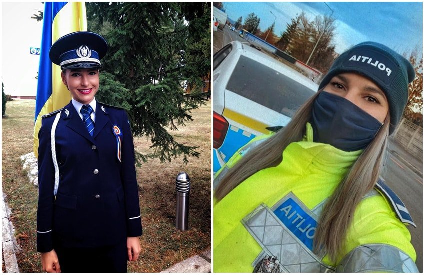 polițista care face furori la sibiu - andreea cozîltea: „vreau să fiu un model pentru cei din jur”