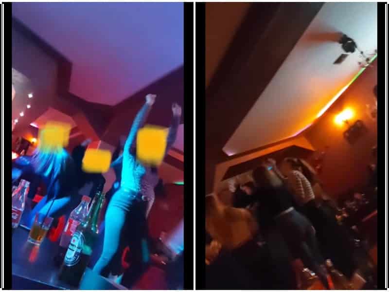 video - paranghelie într-un bar din racovița - zeci de tineri petrec ”pe manele”