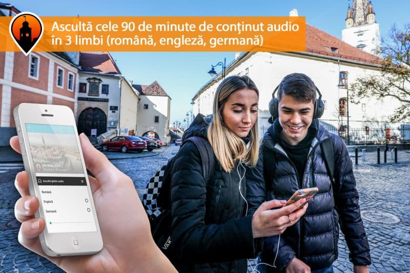 Ghid audio în trei limbi, lansat de Primăria Sibiu pentru turiști