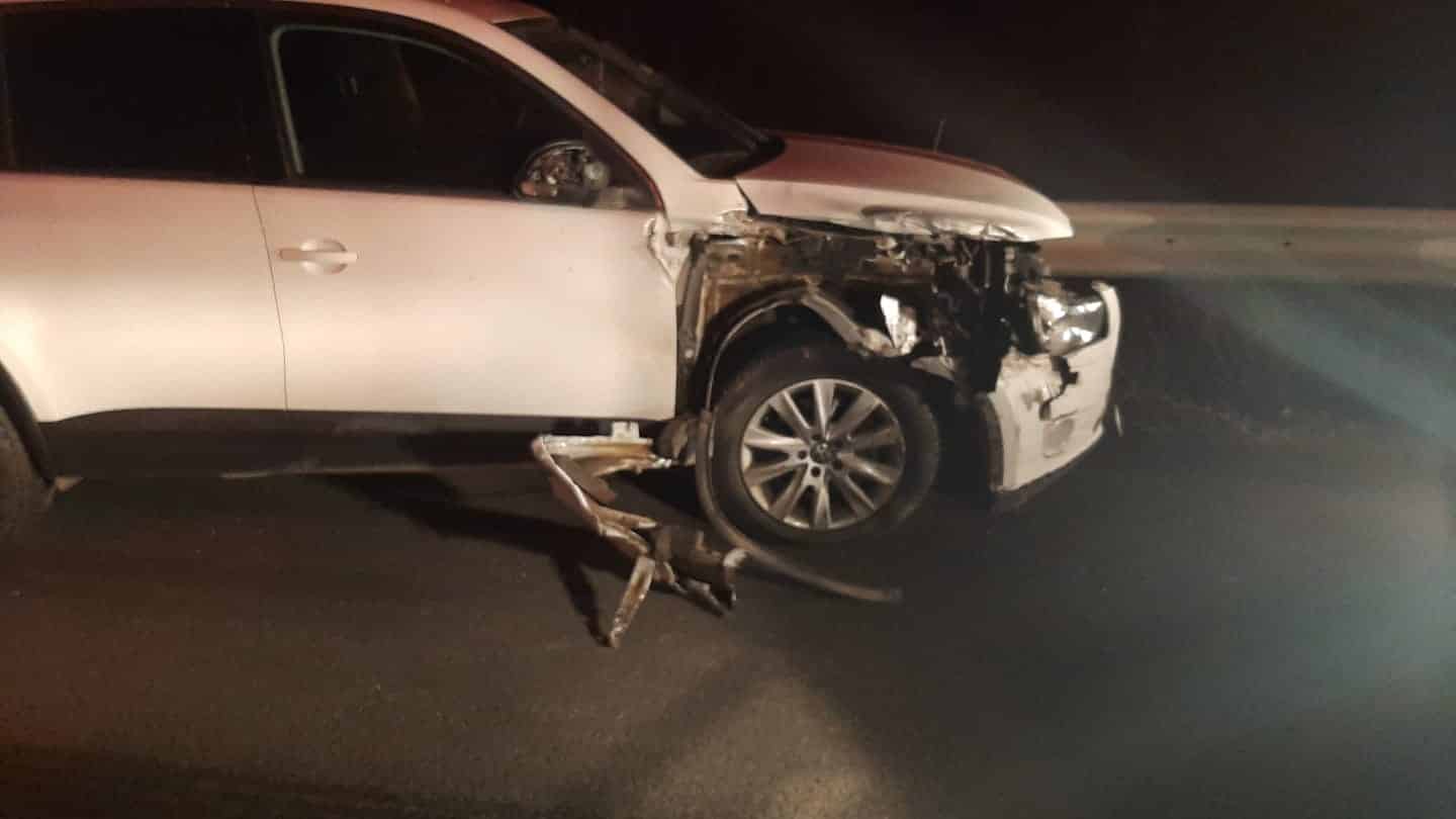 accident în lanț pe autostradă la sibiu - patru mașini și un tir implicate