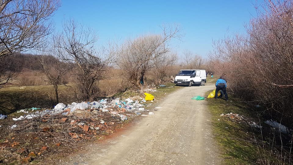 foto - acțiune amplă de ecologizare în avrig - participă sute de voluntari