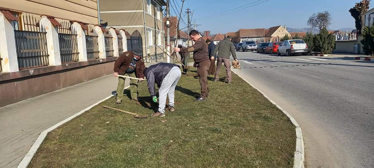 foto - acțiune amplă de ecologizare în avrig - participă sute de voluntari