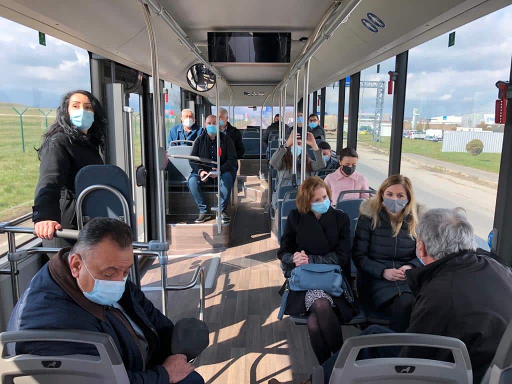 foto: cel mai popular autobuz electric din europa în teste la sibiu - are autonomie de peste 200 kilometri