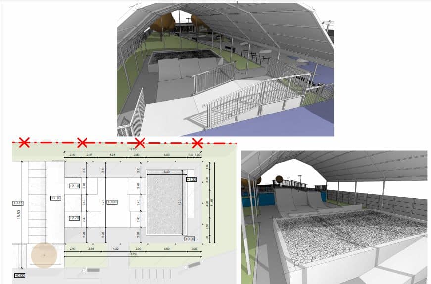 Skate park-ul din Sibiu se extinde cu o nouă instalație unică în România