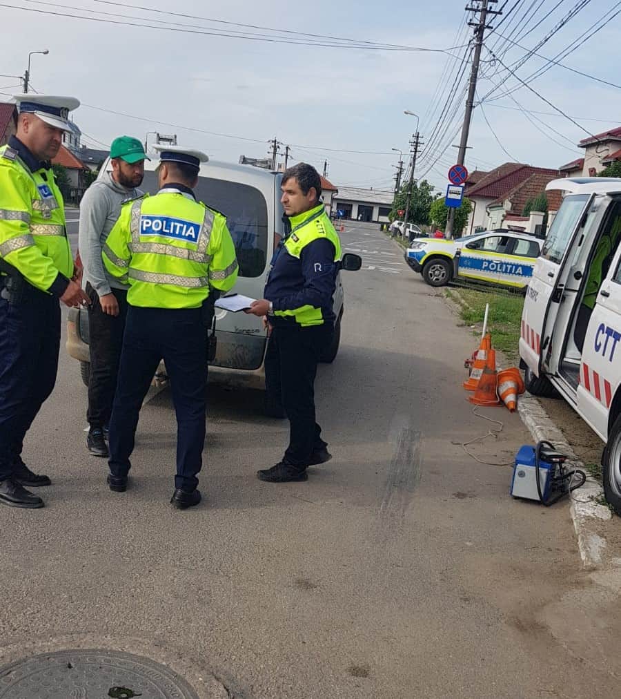 Controale RAR în trafic la Sibiu - Zeci de mașini aveau deficiențe majore