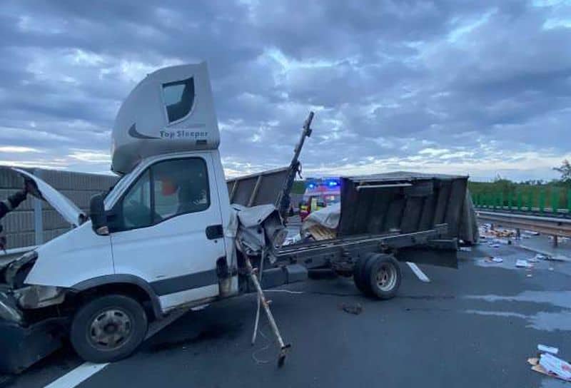 șofer mort într-un accident pe autostrada sibiu - deva