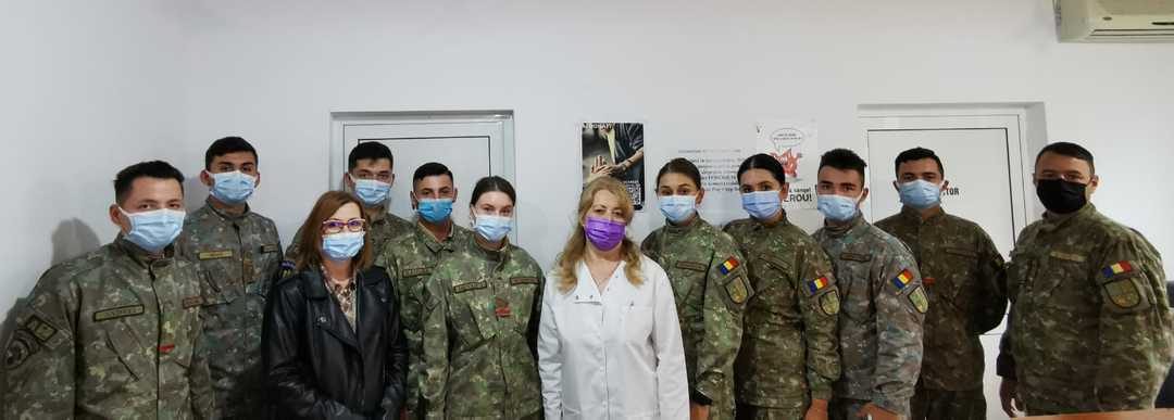 “alianță” între spitalul județean și academia forțelor terestre - studenții militari donează sânge