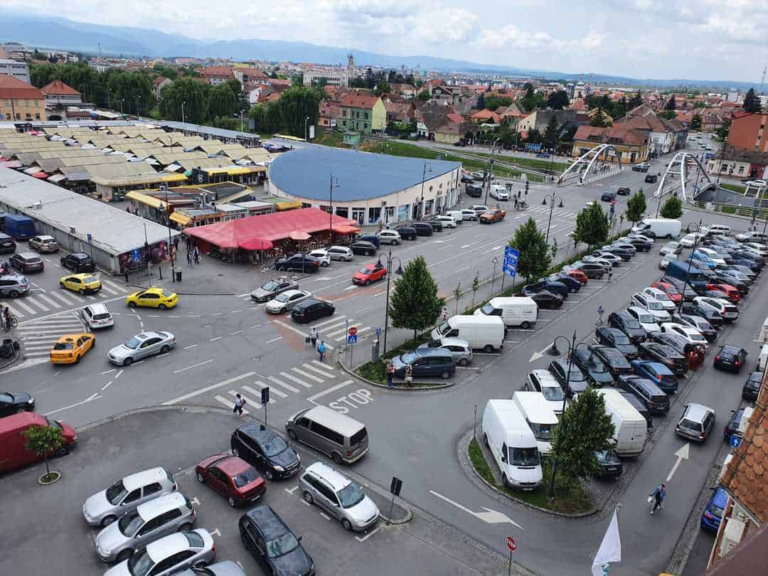 VIDEO FOTO Haos în trafic la Sibiu - Evitați Bulevardul Coposu și strada Constituției