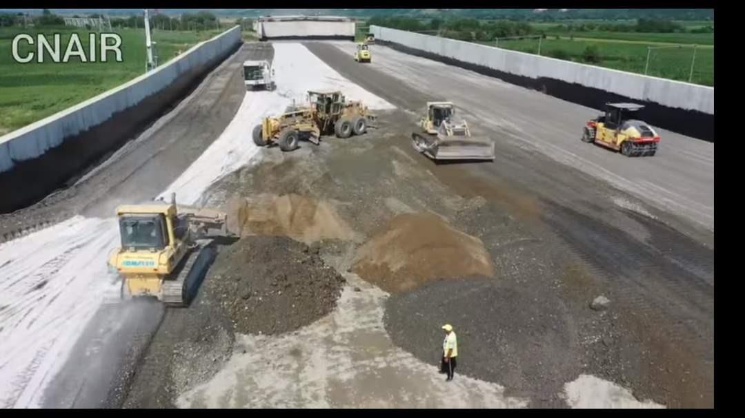 video bucata lipsă din autostrada sibiu-cluj este finalizată în proporţie de 86 la sută