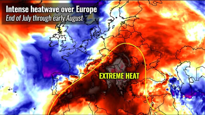 un val de căldură vine peste românia şi estul europei - temperaturi până la 45 de grade