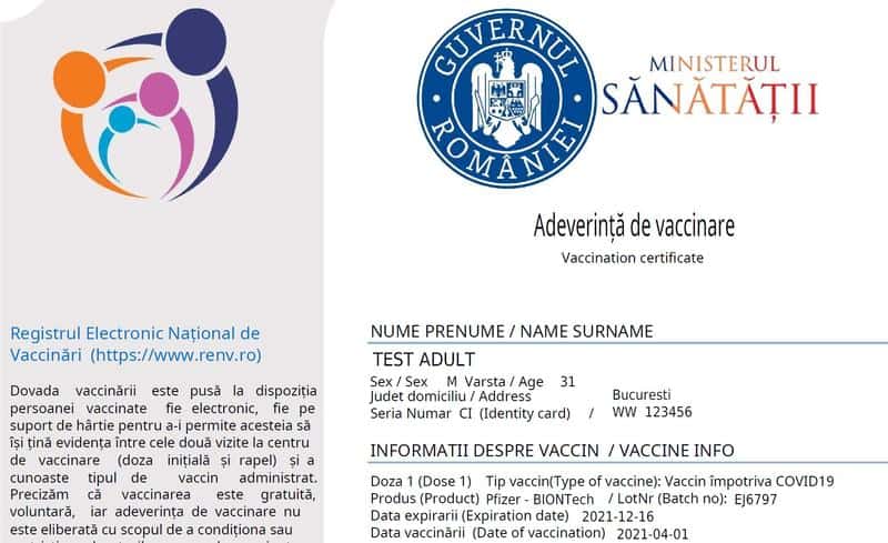 românii preferă să plătească un certificat fals decât să se vaccineze împotriva sars cov-2