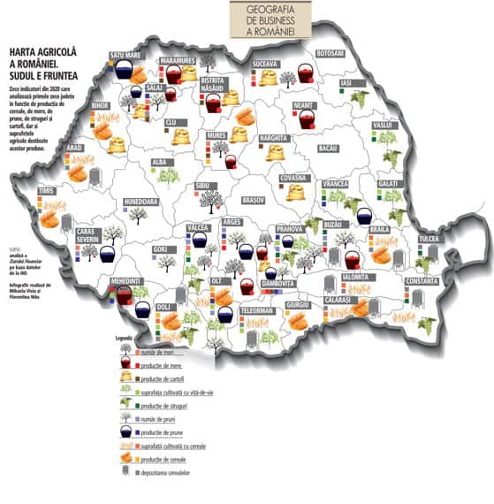 agricultura de pe harta româniei. ce culturi stau cel mai bine în acest an