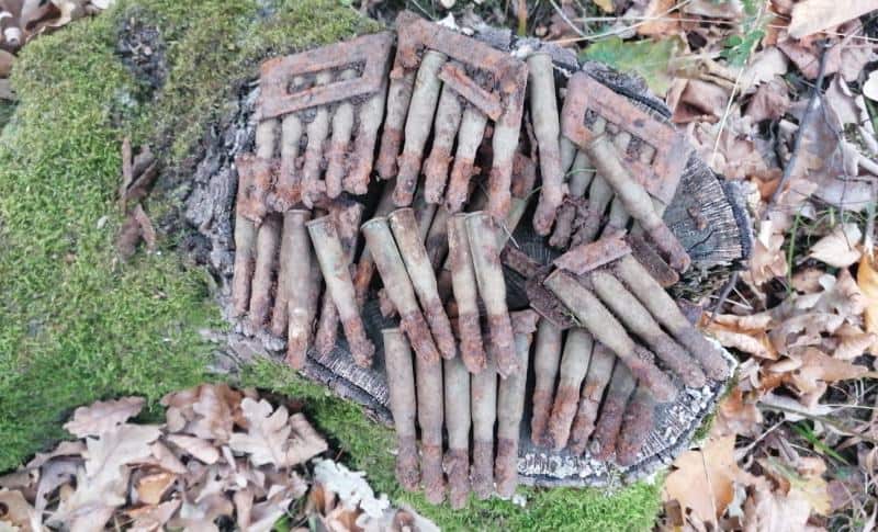 un sibian căutător de comori a găsit zeci de cartușe din al doilea război mondial în poligonul de la roșia