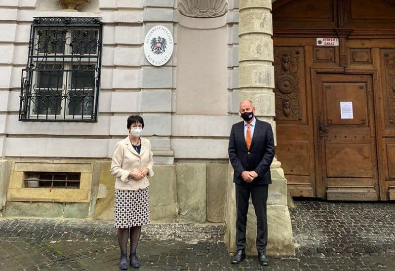 ambasadorul austriei în vizită la sibiu – este prima de la preluarea mandatului