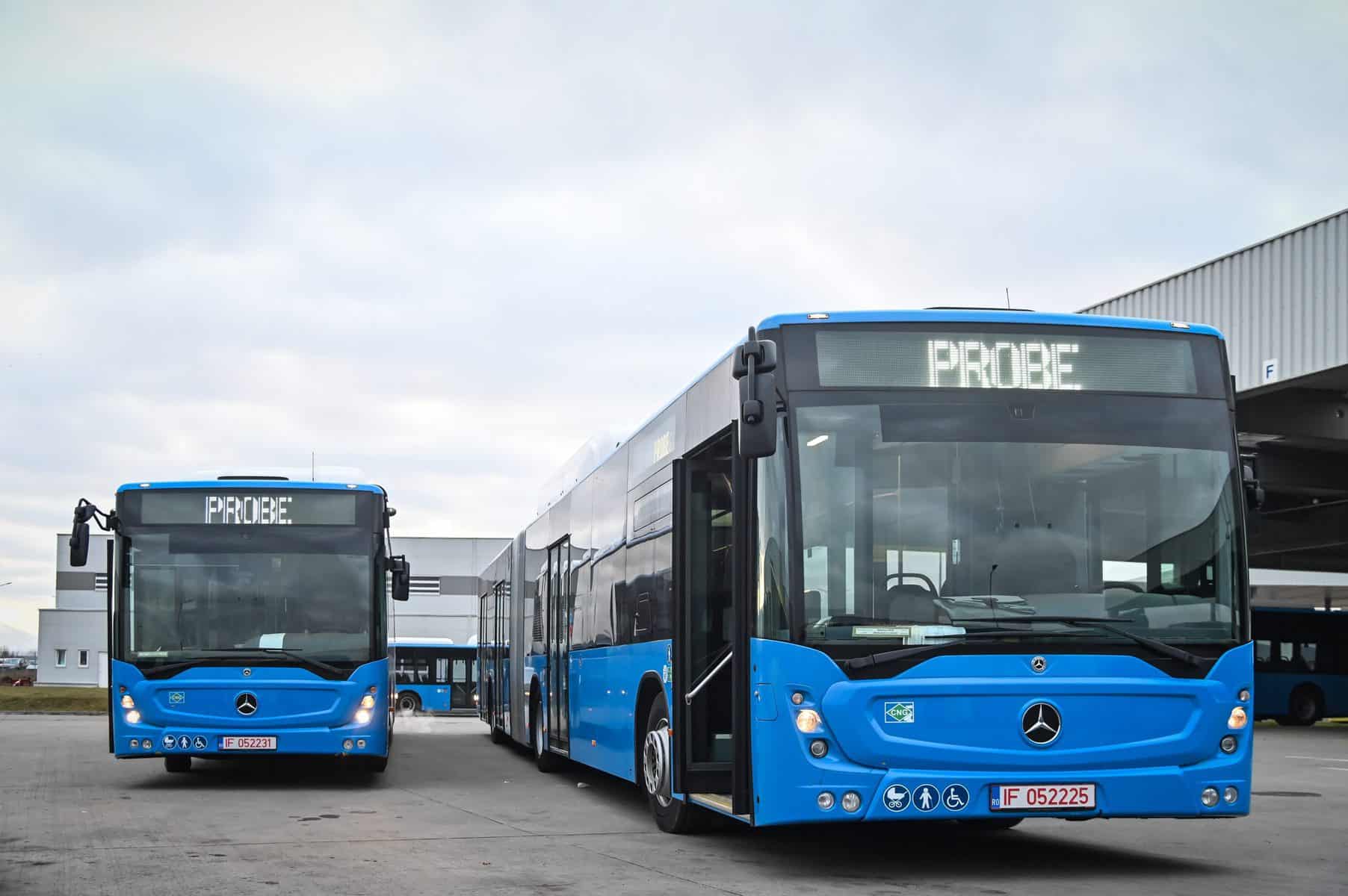 foto cele 40 de autobuze ecologice au ajuns la sibiu și vor fi puse în circulație