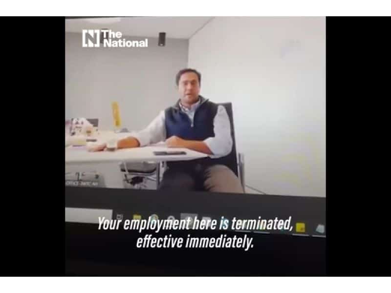 video: ceo-ul unei firme a concediat 900 de angajați printr-un video call zoom