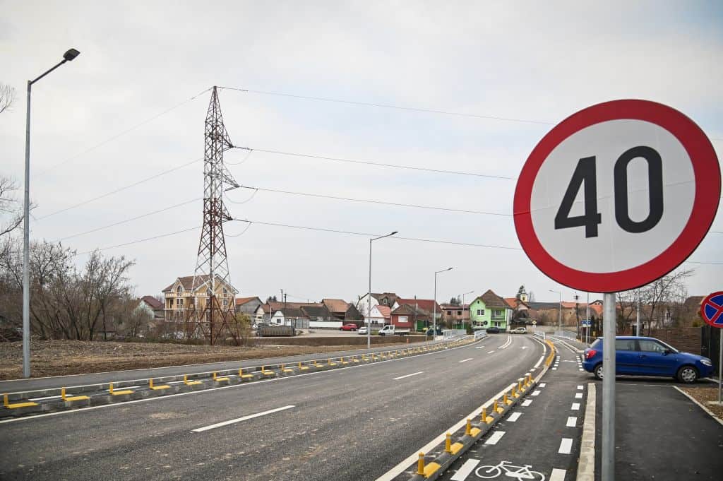 FOTO - Un nou pod peste Cibin dat în folosință - Legătură rutieră nouă prin Câmpșor pe strada Rozmarinului