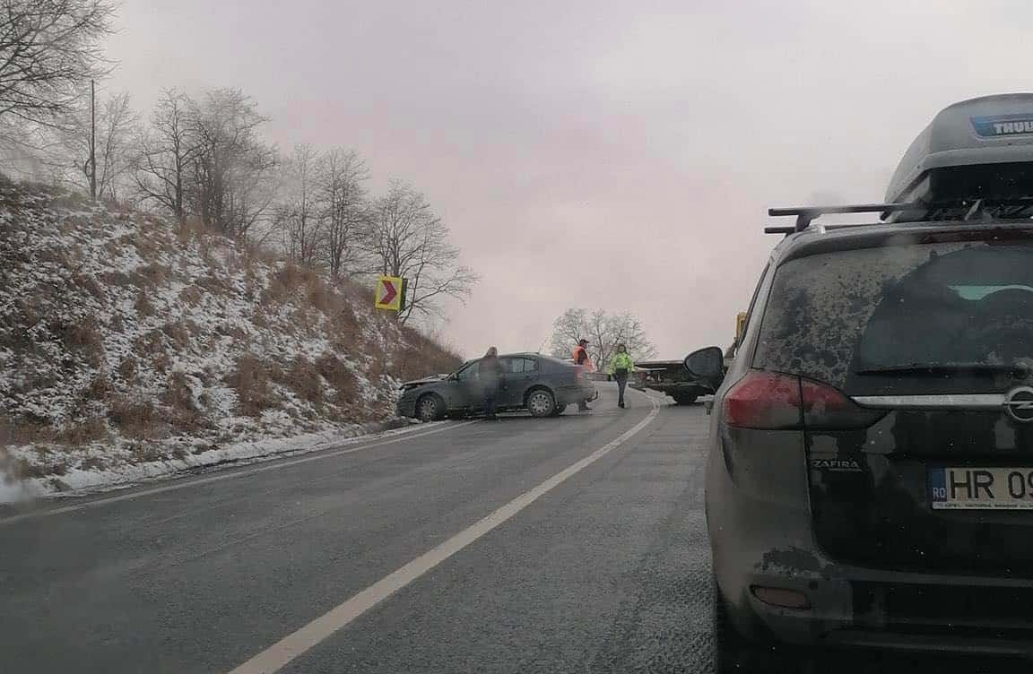 update accident pe dn14 la târnava - patru persoane rănite