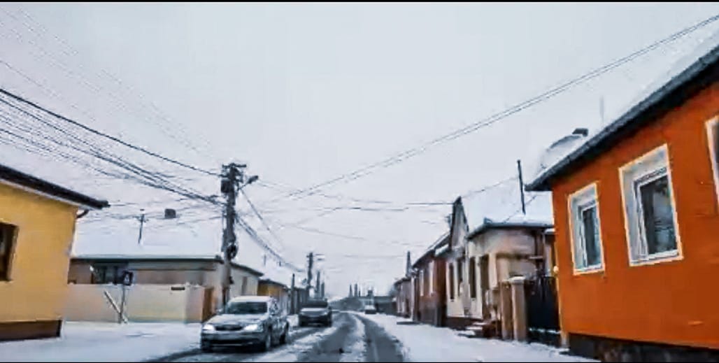 video foto prima ninsoare ”pe bune” în sibiu - s-a circulat binișor prin oraș, dar numai pe arterele principale