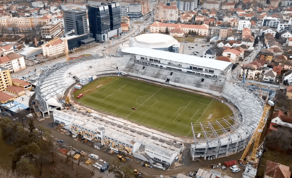 Lucrările de la stadionul Municipal – Când va juca ACASĂ FC Hermannstadt