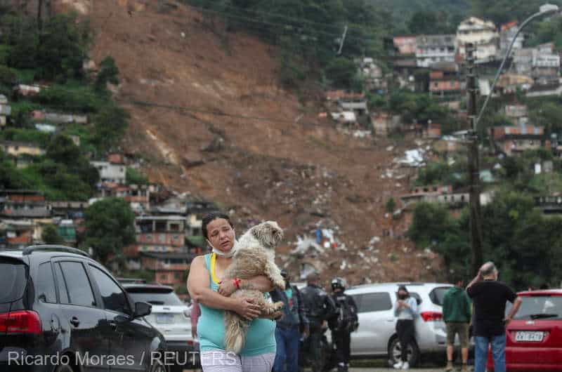 video peste 180 de morţi într-un oraş din brazilia din cauza unor inundaţii şi alunecări de teren