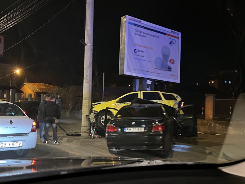 video foto accident grav pe strada constituției - cinci mașini implicate