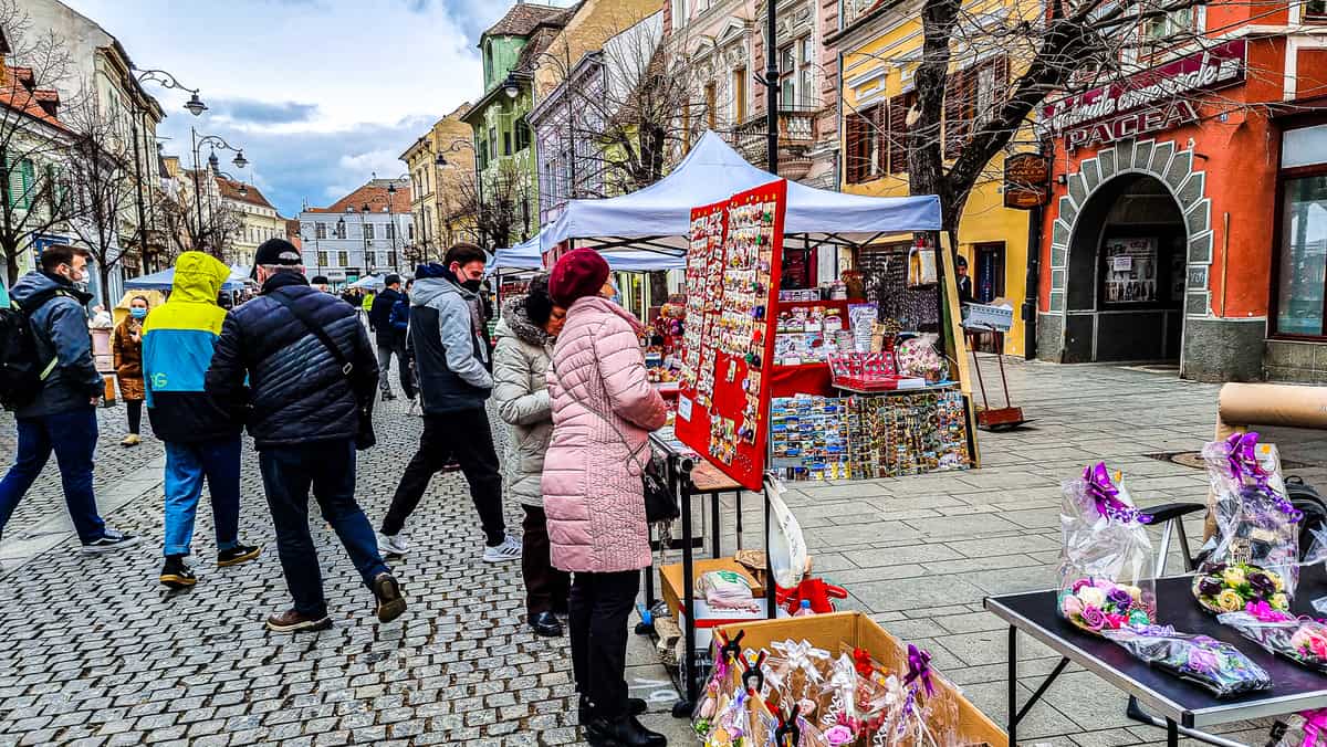 video prețuri ”înghețate” de 1 martie la flori și mărțișoare în sibiu – ”nu am scumpit, și așa nu cumpără lumea”