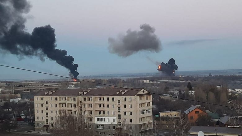 VIDEO O nouă noapte grea în Ucraina - Explozii puternice la Kiev şi Harkiv