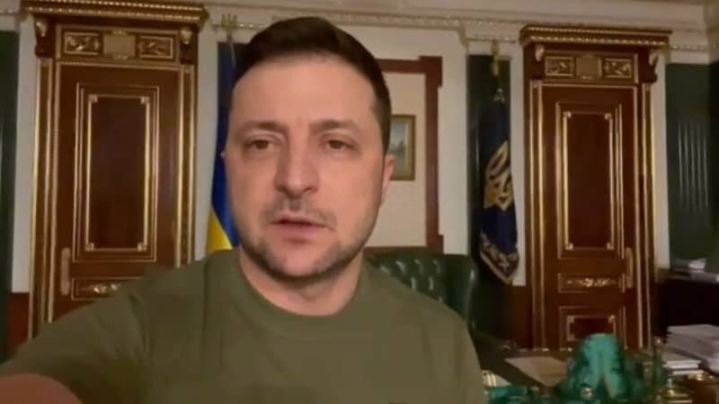 zelenski nu a fugit din ucraina - ”nimeni nu a plecat”