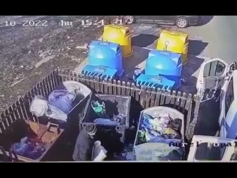 video - doi sibieni surprinși când aruncă deșeuri într-un loc nepermis - primăria vrea să îi amendeze