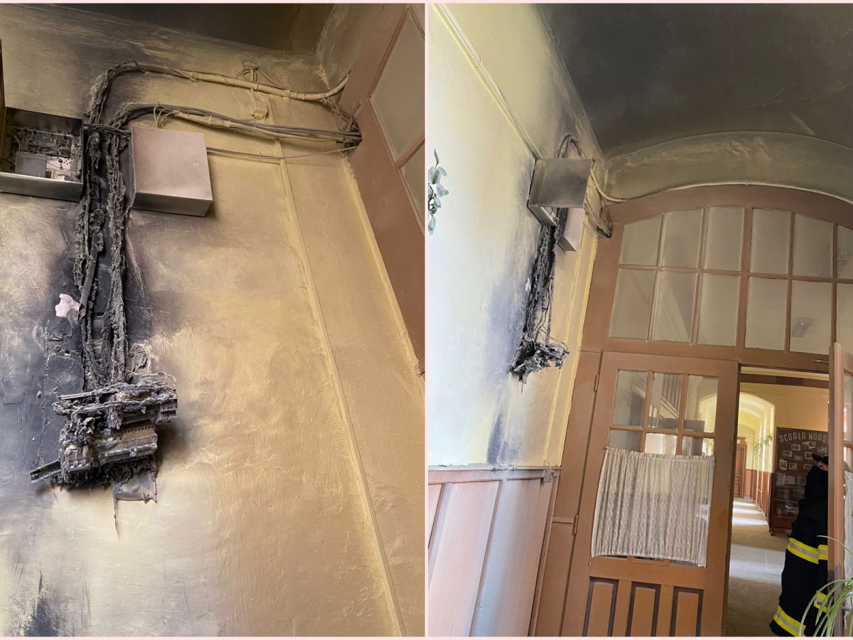 incendiu la un liceu din dumbrăveni – aproape o sută de elevi s-au evacuat