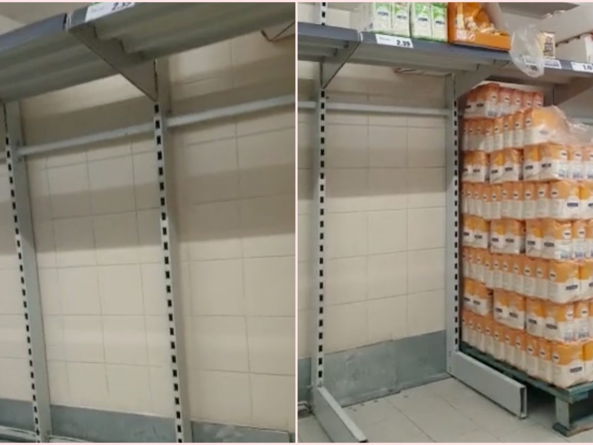 video: rafturi goale la magazinele din avrig – „nu se mai găsește făină deloc”
