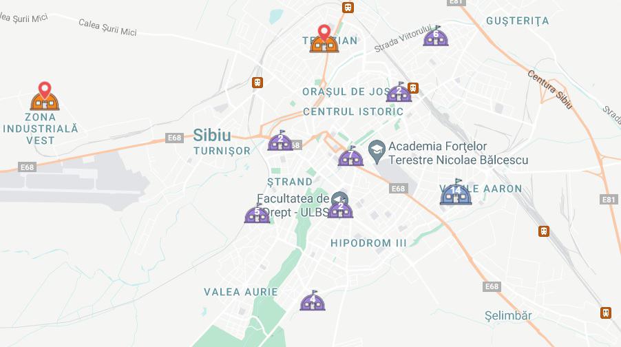 lista cu adăposturile antiatomice din sibiu - pot fi găsite cu ajutorul unei aplicații