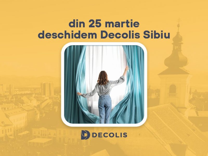 decolis sibiu: din 25 martie un nou magazin de textile și inspirație pentru casă ajunge la sibiu