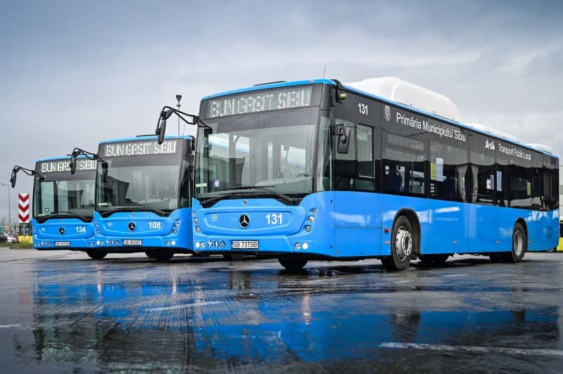 autobuzele ecologice circulă la sibiu de la 1 mai