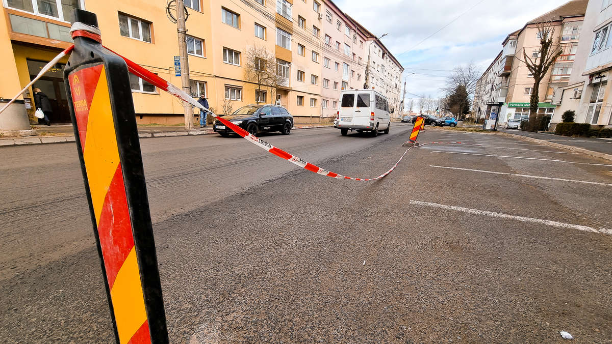 VIDEO: Trafic îngreunat pe strada Maramureșului - Au început lucrările la carosabil