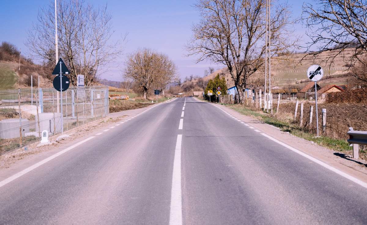 video foto a fost finalizată modernizarea drumului dj 141 mediaș-moșna-pelișor-bârghiș. investiția depășește 64 milioane lei