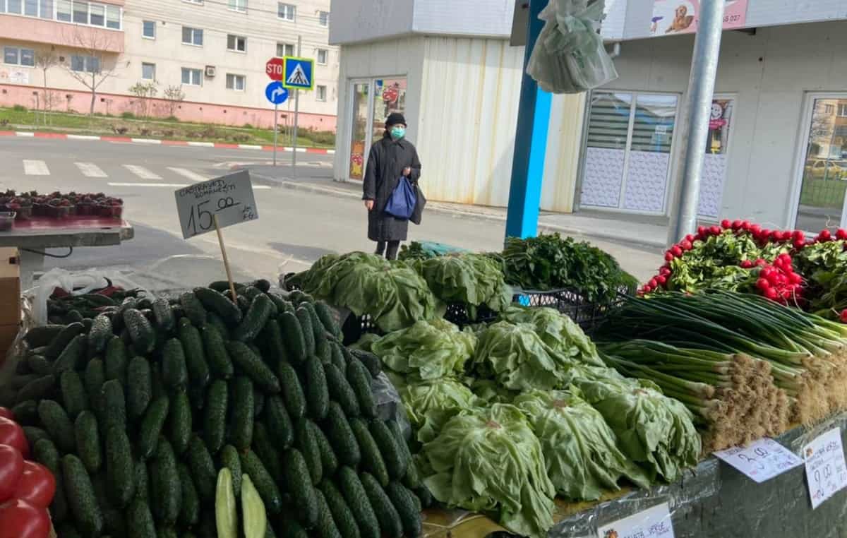 piețele din sibiu sunt pline de culoare - prima recoltă de roșii și castraveți românești a ajuns în piața rahova
