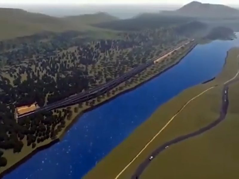 video - cum va arăta autostrada sibiu - pitești în zona de munte - multe lucrări de artă și viaducte spectaculoase