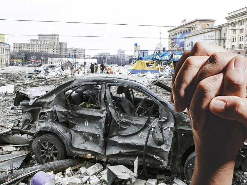 ucrainenii au petrecut noaptea de înviere sub teroarea bombelor