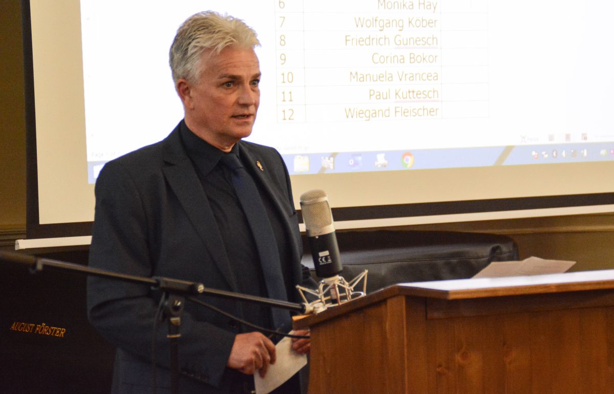 gabriel tischer ales președinte al organizației municipale a fdgr sibiu - ”nu spun că va fi uşor”