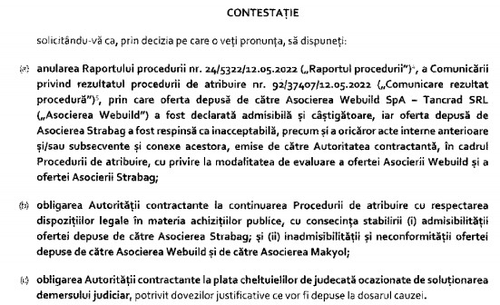 compania strabag contestă câștigarea contractului la autostrada sibiu - pitești de către italienii de la webuild
