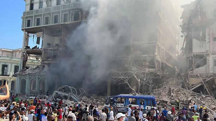 video explozie puternică în capitala cubei - cel putin 20 de persoane au murit