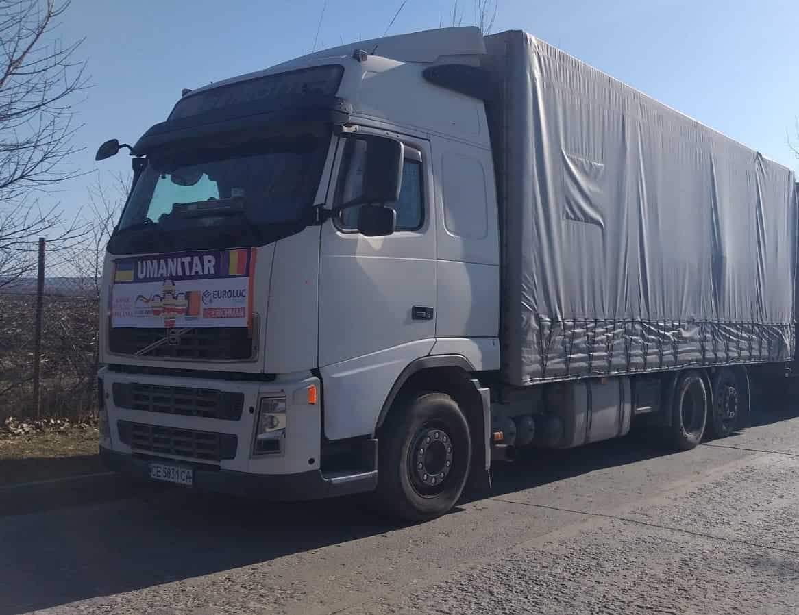 camion cu alimente pentru ucraineni furat de militarii ruși - șoferul a scăpat cu viață pentru că este român